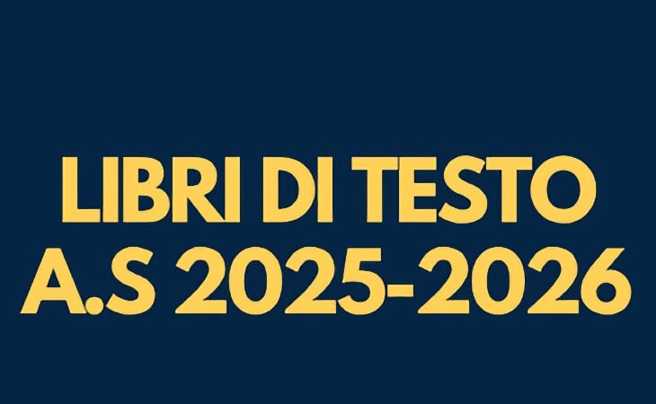 Libri di testo - Anno scolastico 2025-26